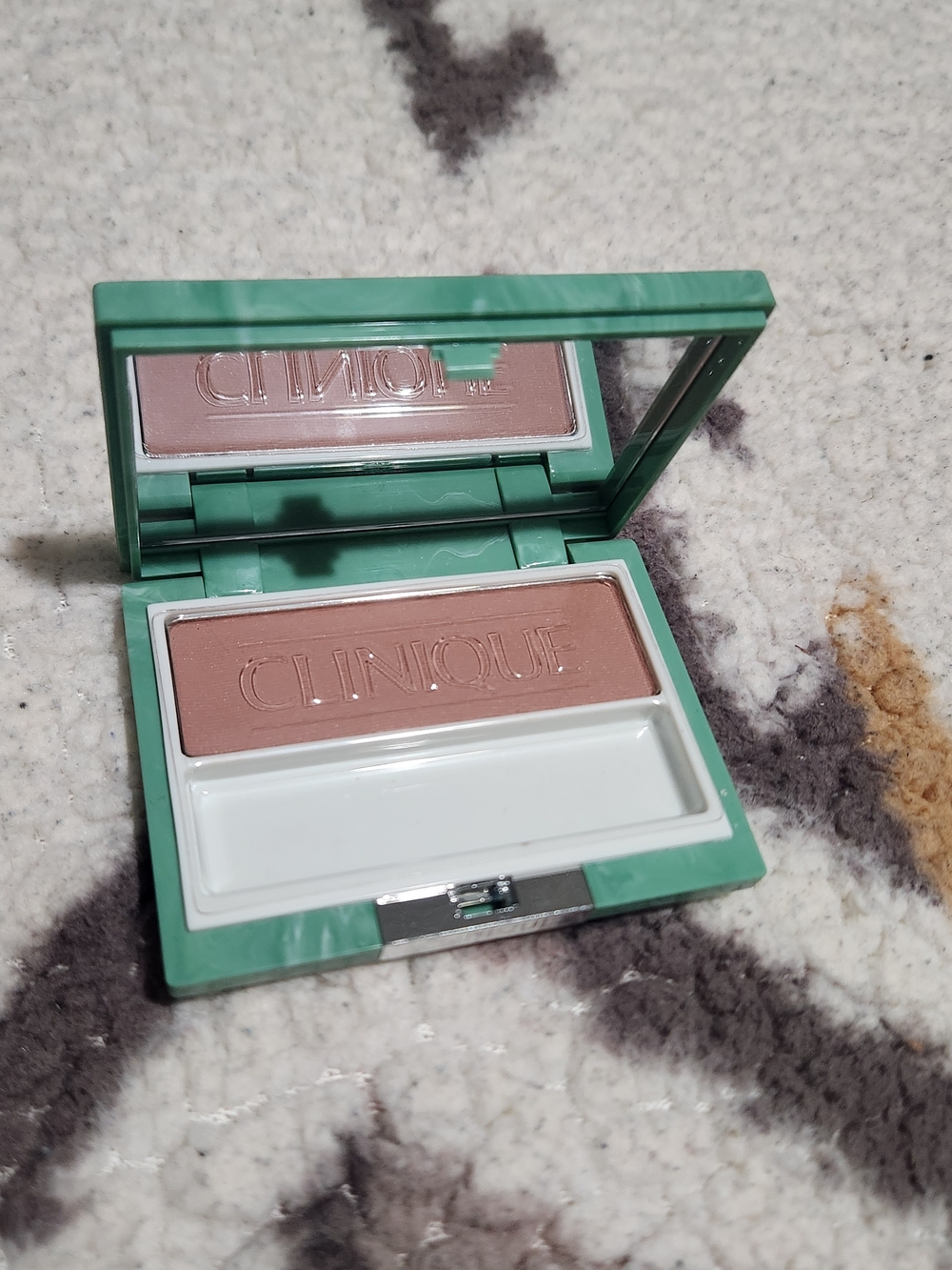 Clinique Soft Pressed Powder Blusher Blush 01 New Clover 0.26oz/7.6g Full Size